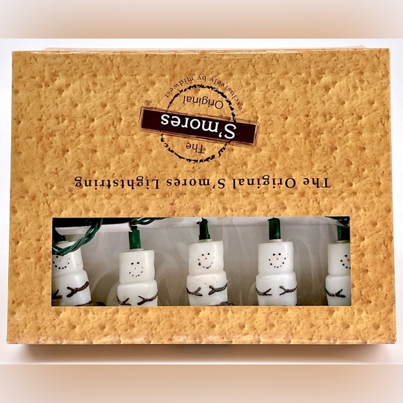 EUC 2 Strands of S’mores Snowman Christmas Tree Lights - Picture 4 of 9